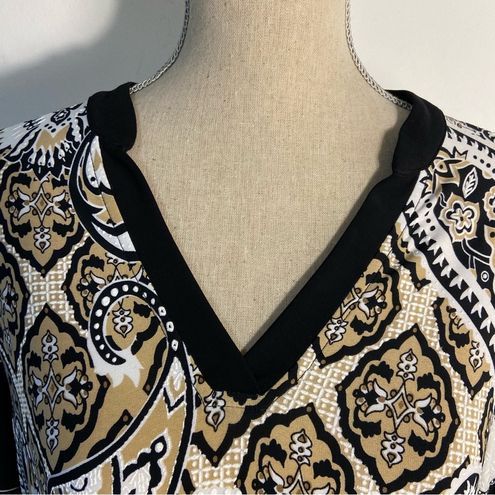 Joseph Ribkoff Women’s Tunic Top Polyester Blend Size 10 Designer Classic New - Picture 7 of 12